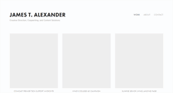 Desktop Screenshot of jamestalexander.com